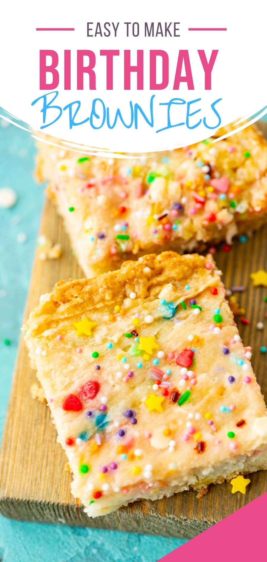Confetti Cake Batter Brownies Brooklyn Farm Girl