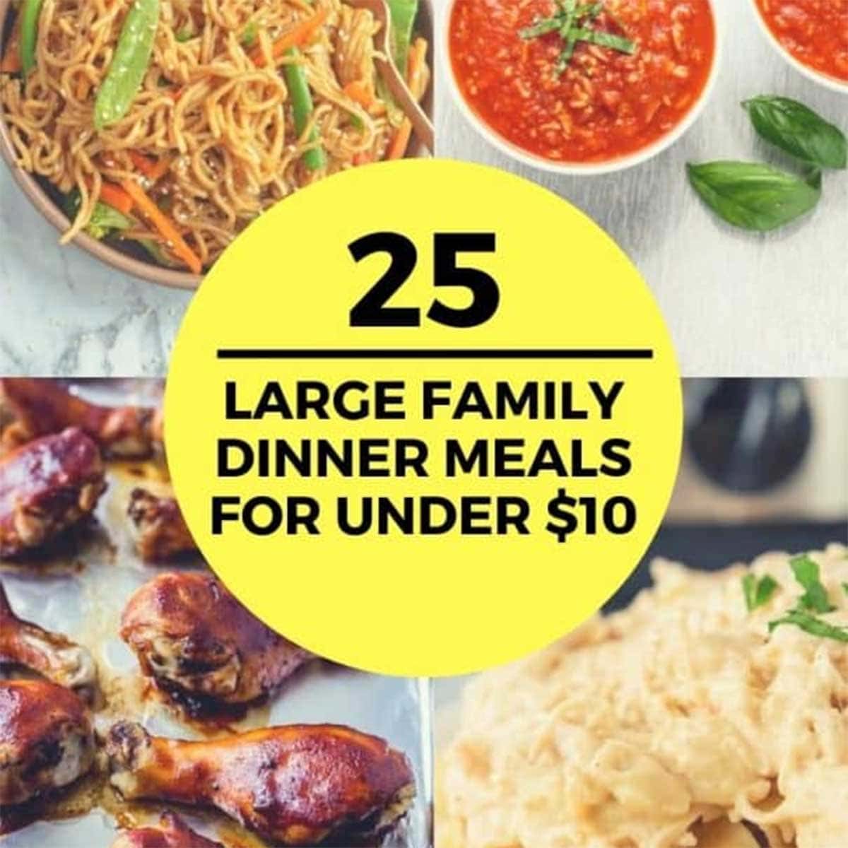 Easy Cheap Crockpot Meals Under $10 Dollars - Budget Meals