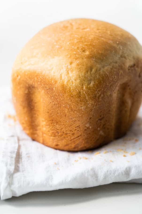 Bread Machine Italian Bread recipe. These easy step by step instructions show how to make crusty Italian bread in your machine. I make this homemade bread weekly for family!