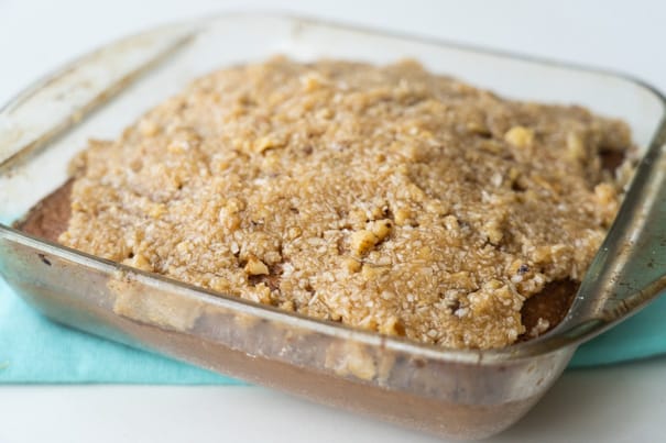 This Lazy Daisy Oatmeal Cake is an easy old fashioned recipe, like a delicious dessert your grandma might have made you growing up. The oats are soaked in boiling water to soften them up perfectly, so every bite is moist and irresistible.