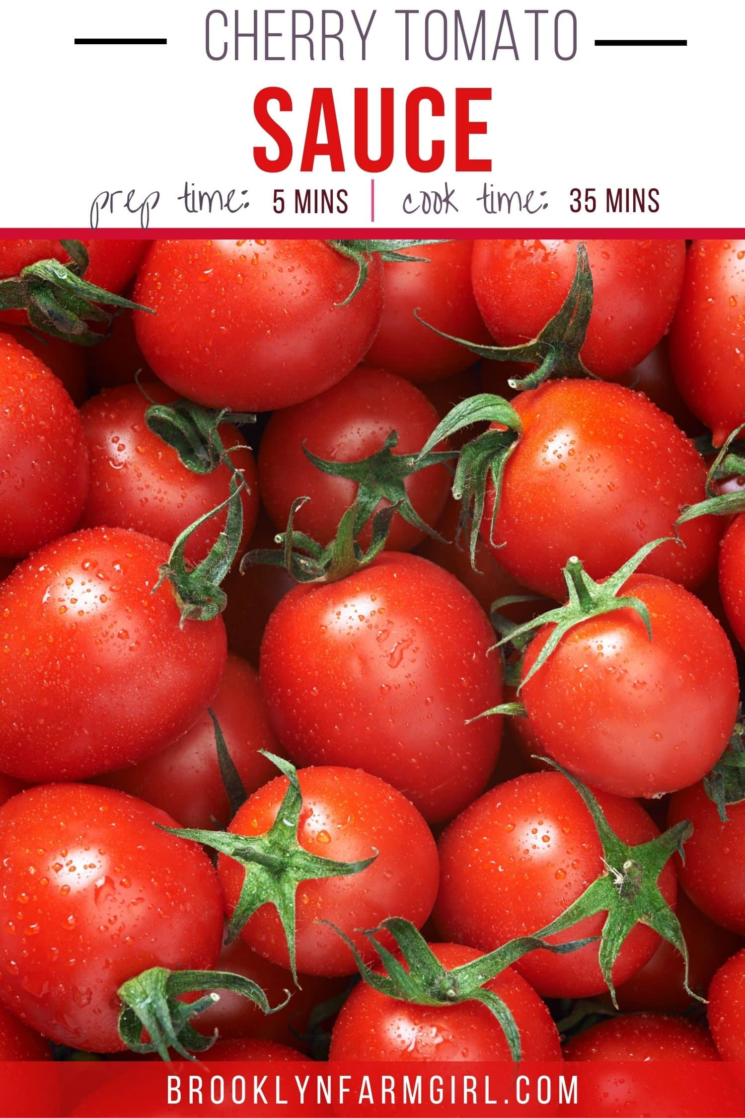 Roasted Cherry Tomato Sauce Recipe THE BEST GARDEN RECIPE!