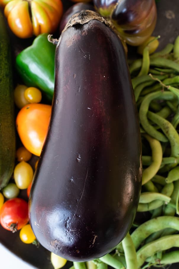 Eggplant from garden