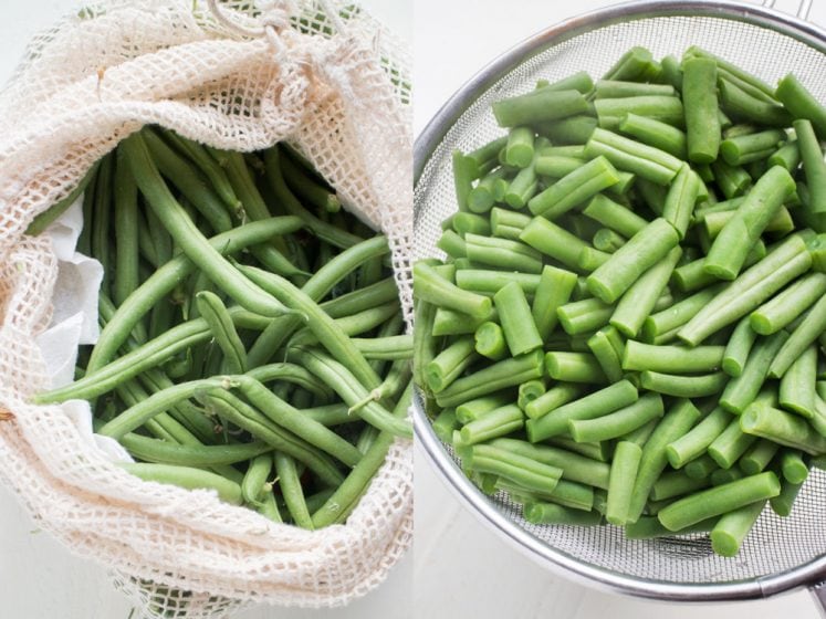 Cheesy Green Beans and Cabbage Brooklyn Farm Girl