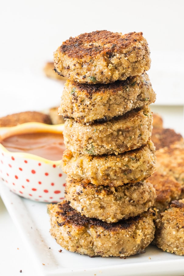 Eggplant Veggie Nuggets - Brooklyn Farm Girl