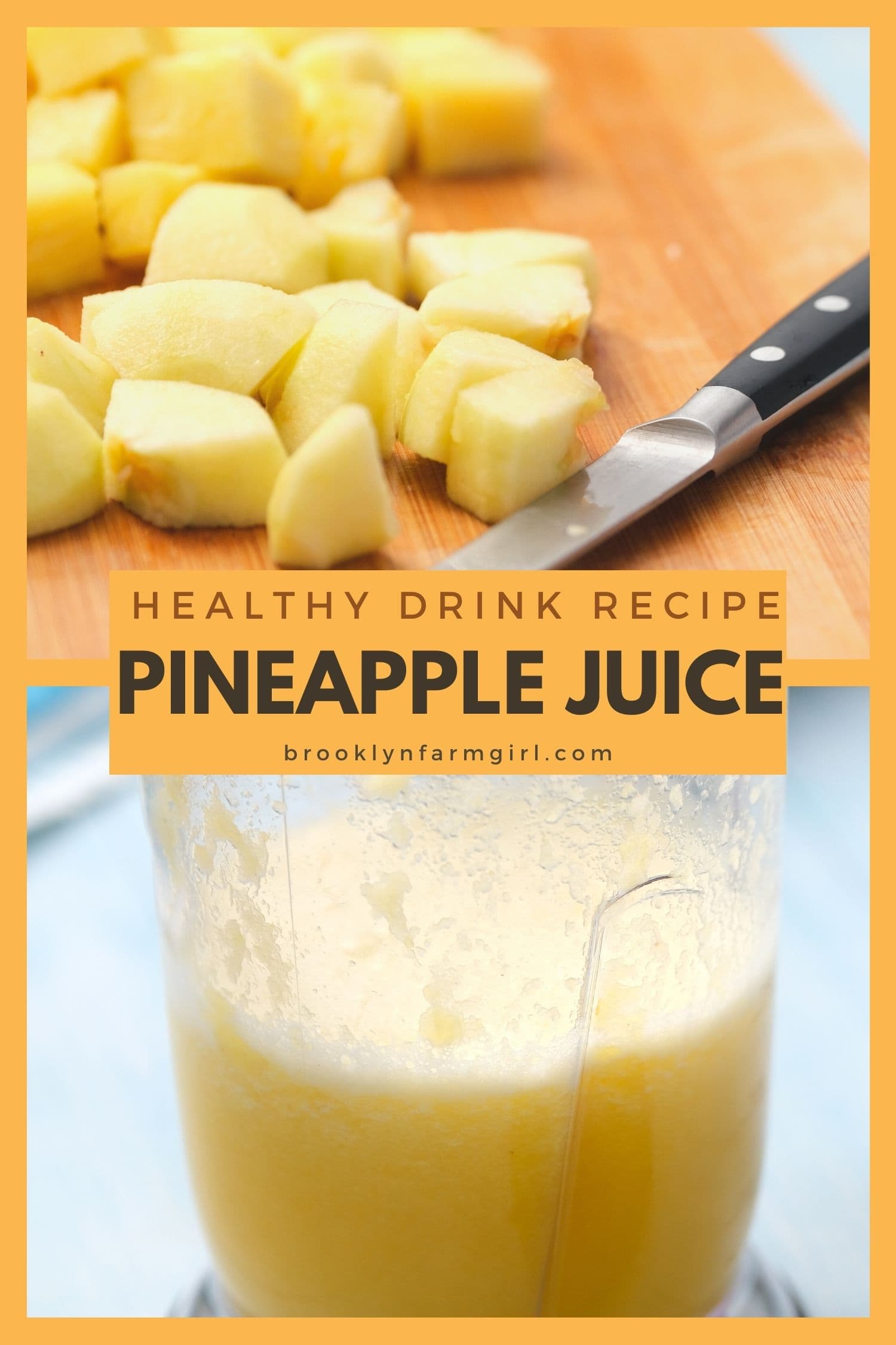 2 Ingredient Apple Pineapple Juice Brooklyn Farm Girl 
