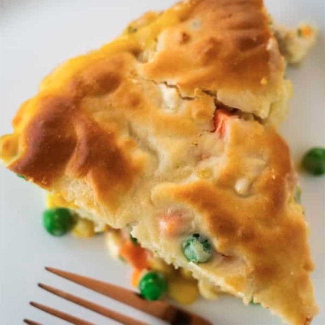 Easy Chicken Pot Pie With Bisquick Crust Brooklyn Farm Girl