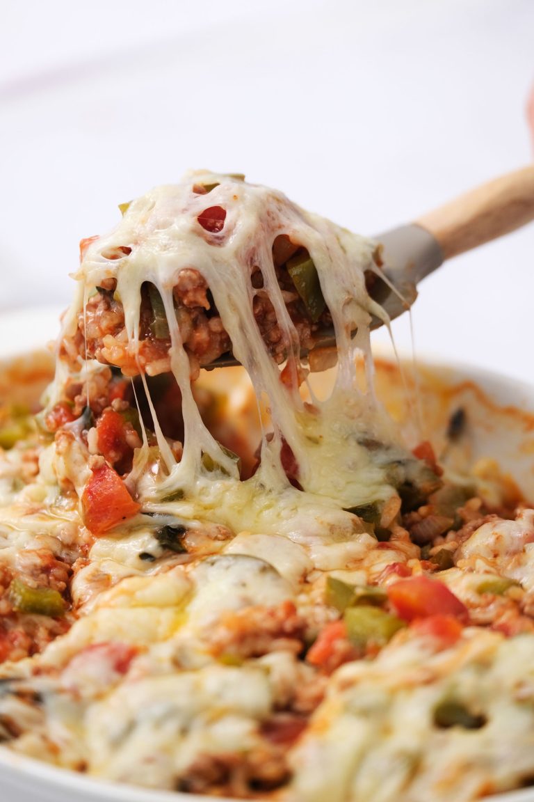 EASY Stuffed Pepper Casserole Recipe Baked in 60 Minutes!