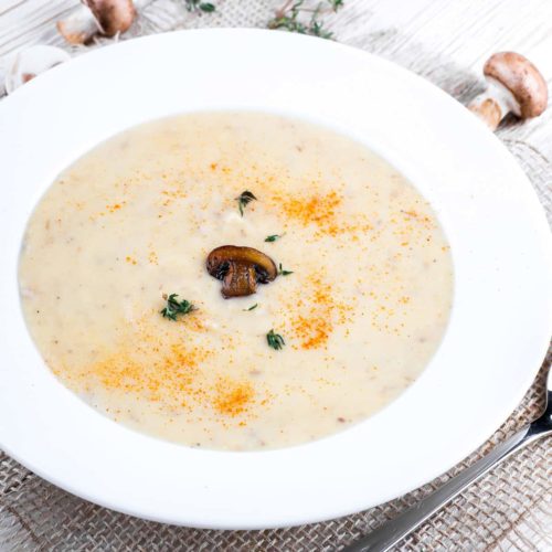 Keto Cream of Mushroom Soup - Brooklyn Farm Girl