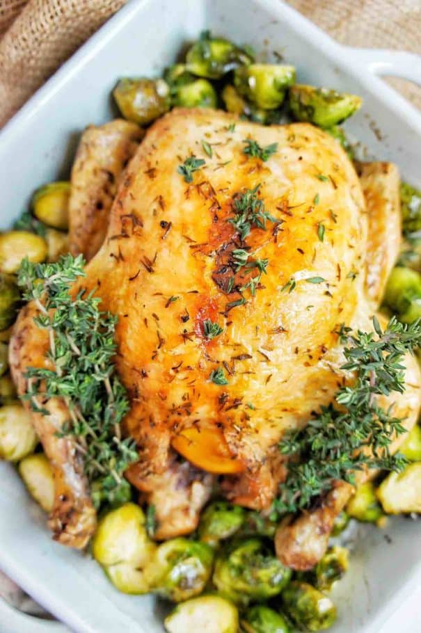 50 Healthy Slow Cooker Chicken Recipes for a busy & delicious evening! All recipes are under 500 calories.  You’re going to want to bookmark this page for simple, easy, & healthy slow cooker meals.