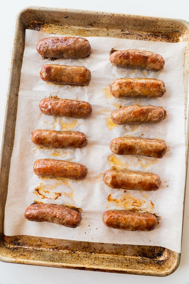 How to Cook Sausage In The Oven - Brooklyn Farm Girl