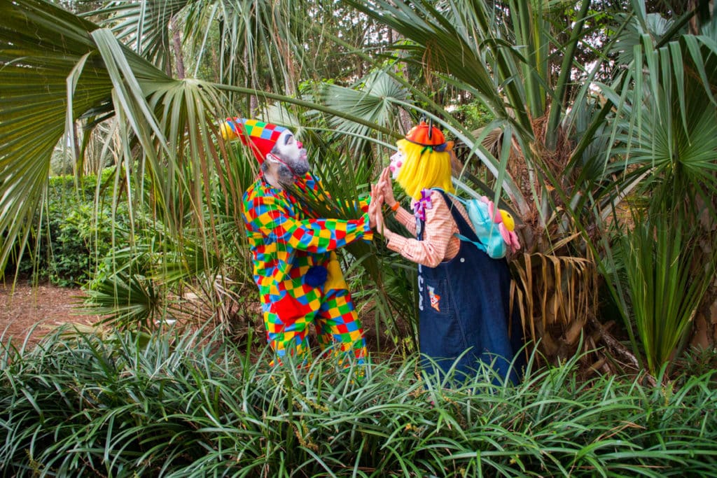 Clowns in Disney World for Halloween Festival
