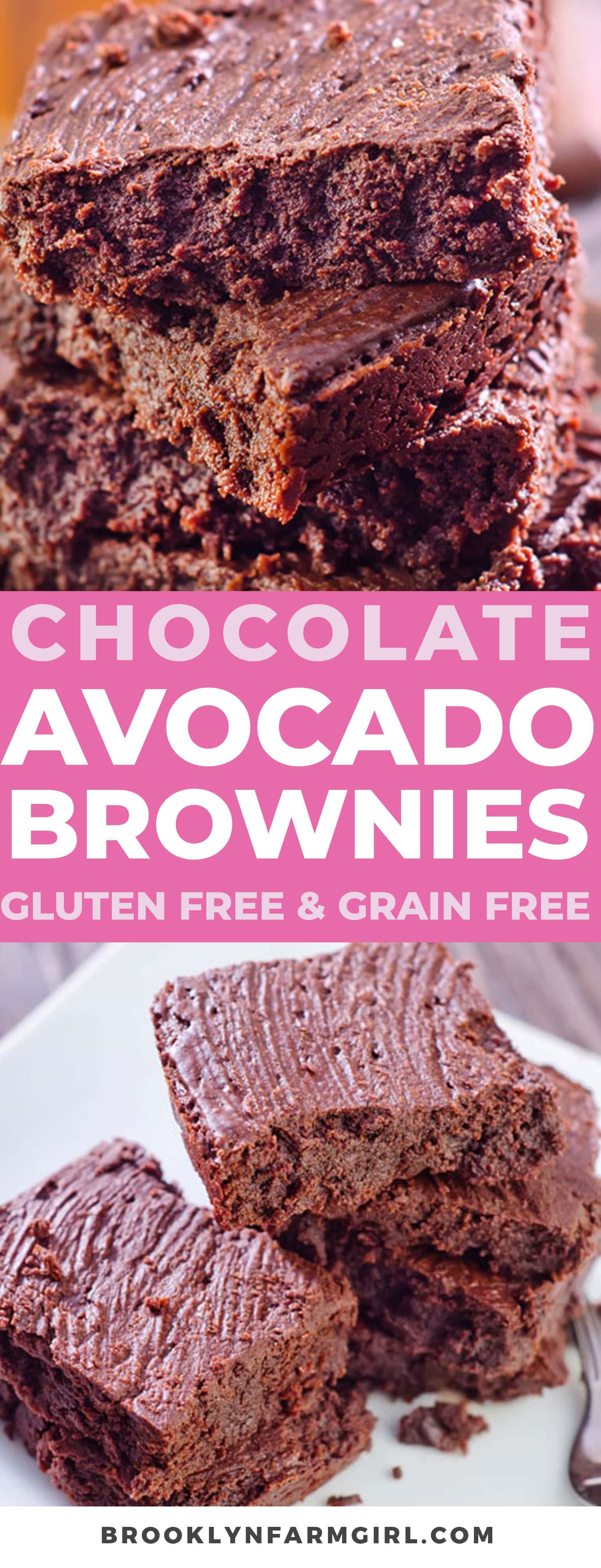 Chocolate Avocado Brownies Healthy Brownies Made with Applesauce!