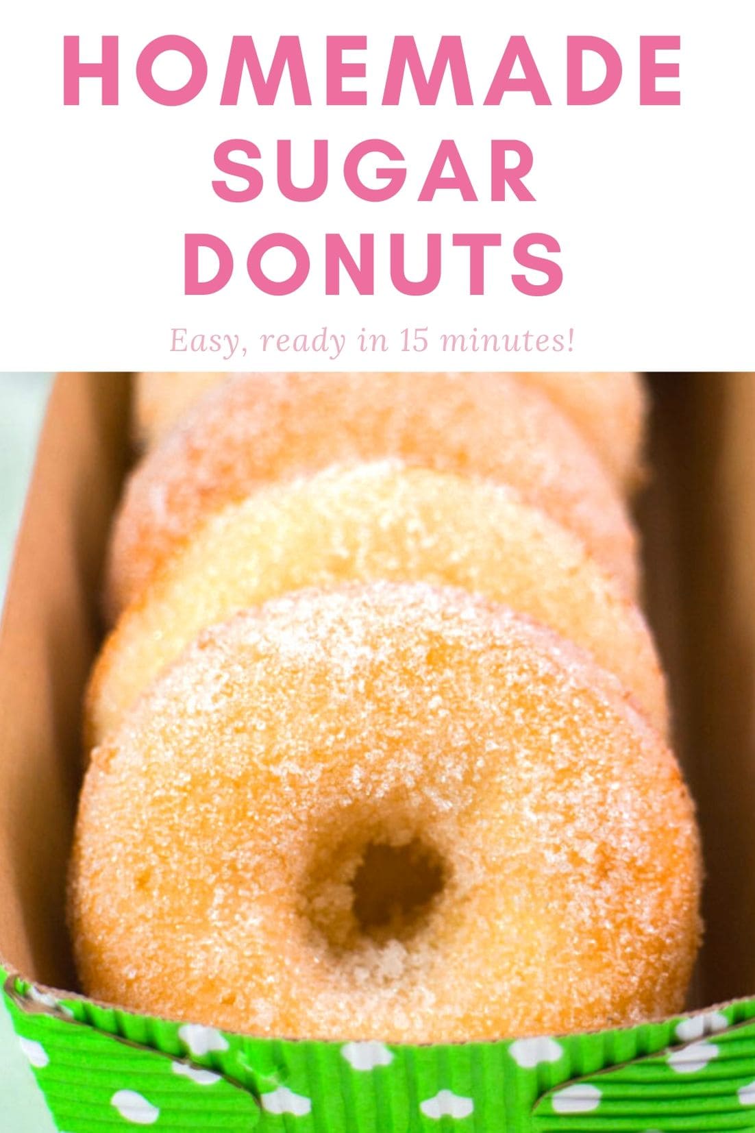 Homemade Baked Sugar Donuts Brooklyn Farm Girl