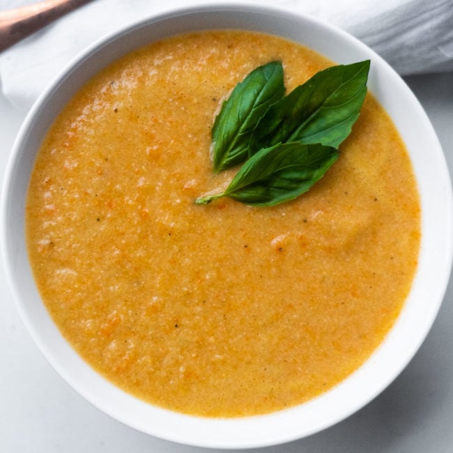 Slow Cooker Cauliflower Soup (4 Hours) Brooklyn Farm Girl