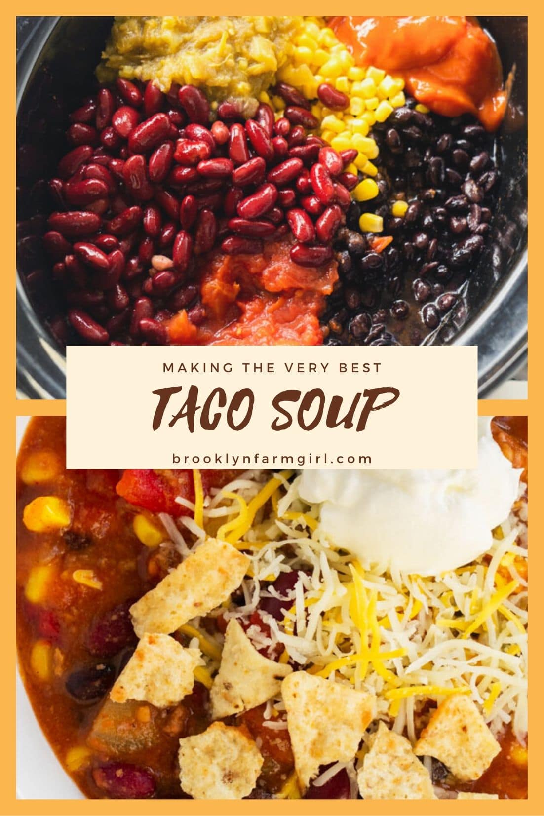 Easy Slow Cooker Taco Soup Brooklyn Farm Girl