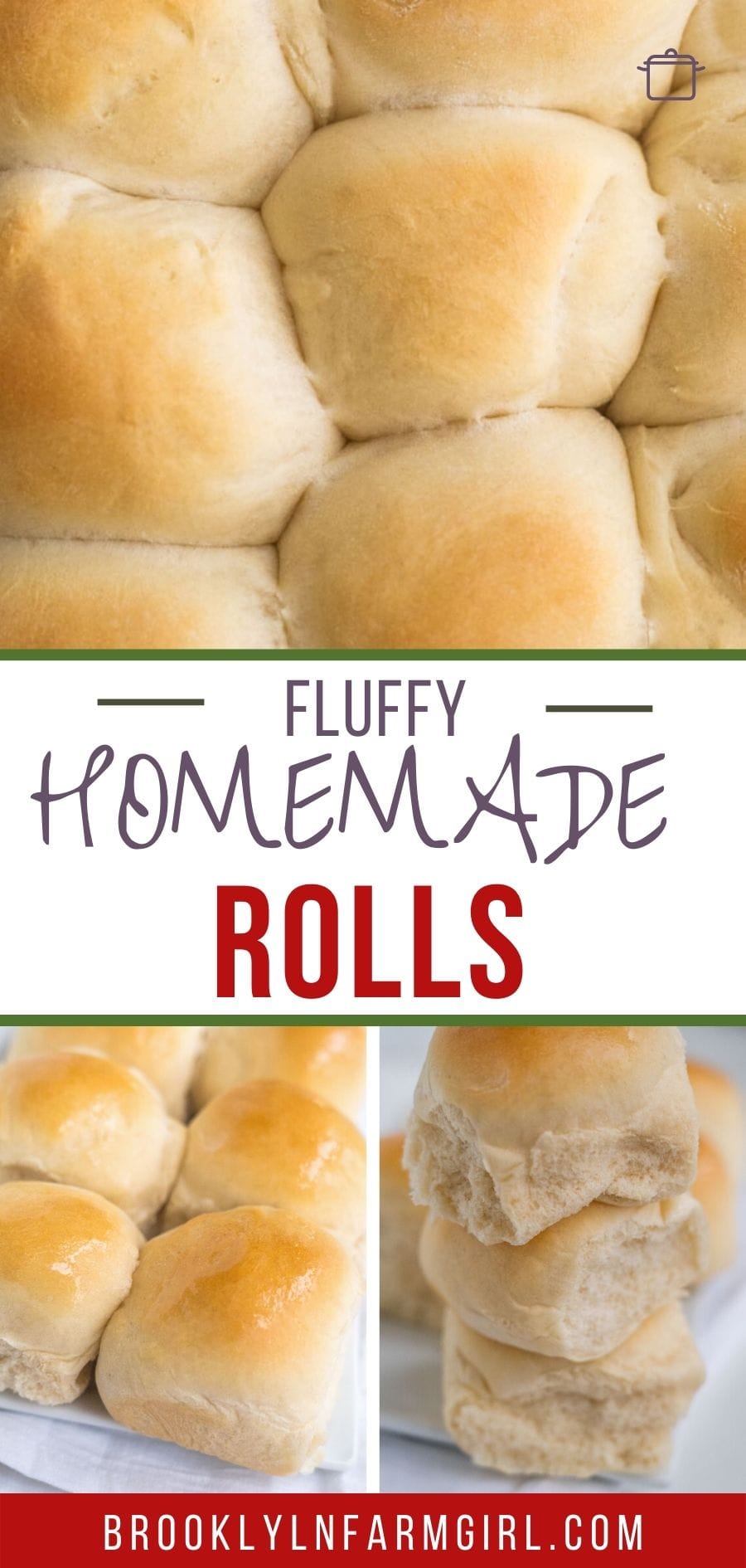 Fluffy Bread Machine Rolls - Brooklyn Farm Girl