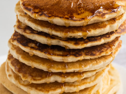 No Milk No Eggs Pancakes - Brooklyn Farm Girl