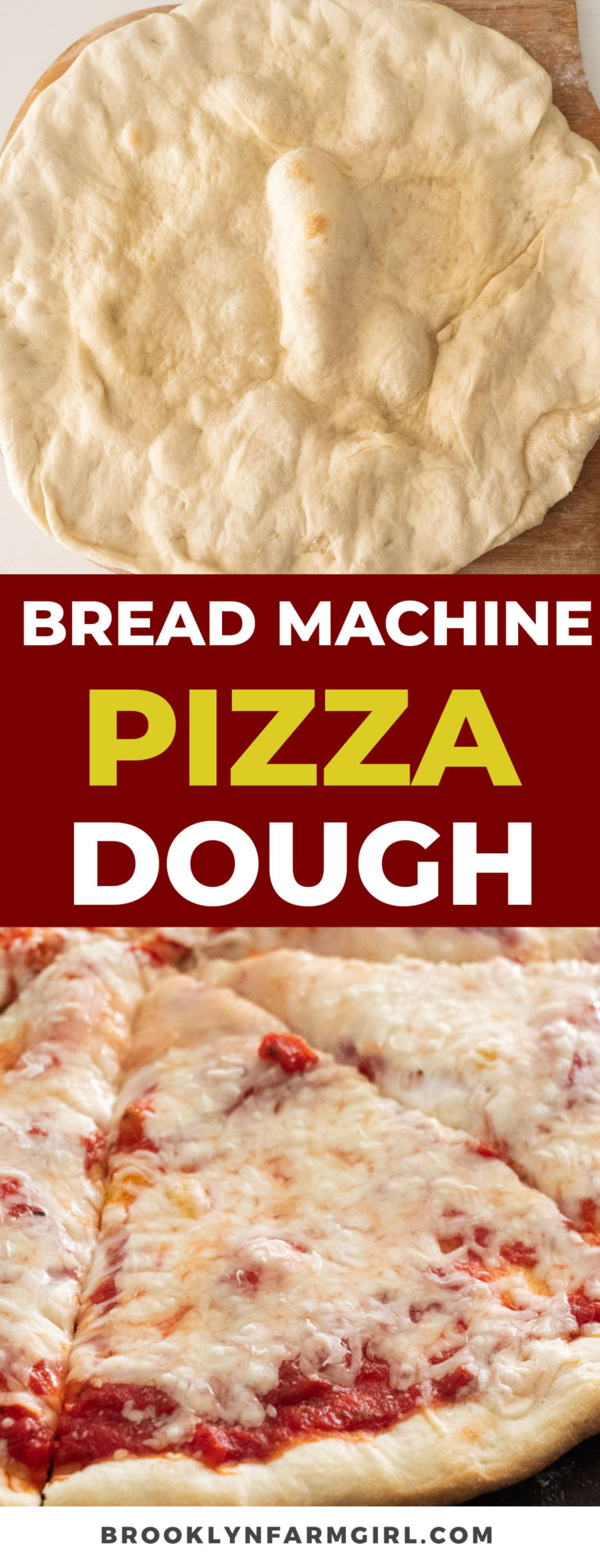 Homemade Bread Machine Pizza Dough Brooklyn Farm Girl