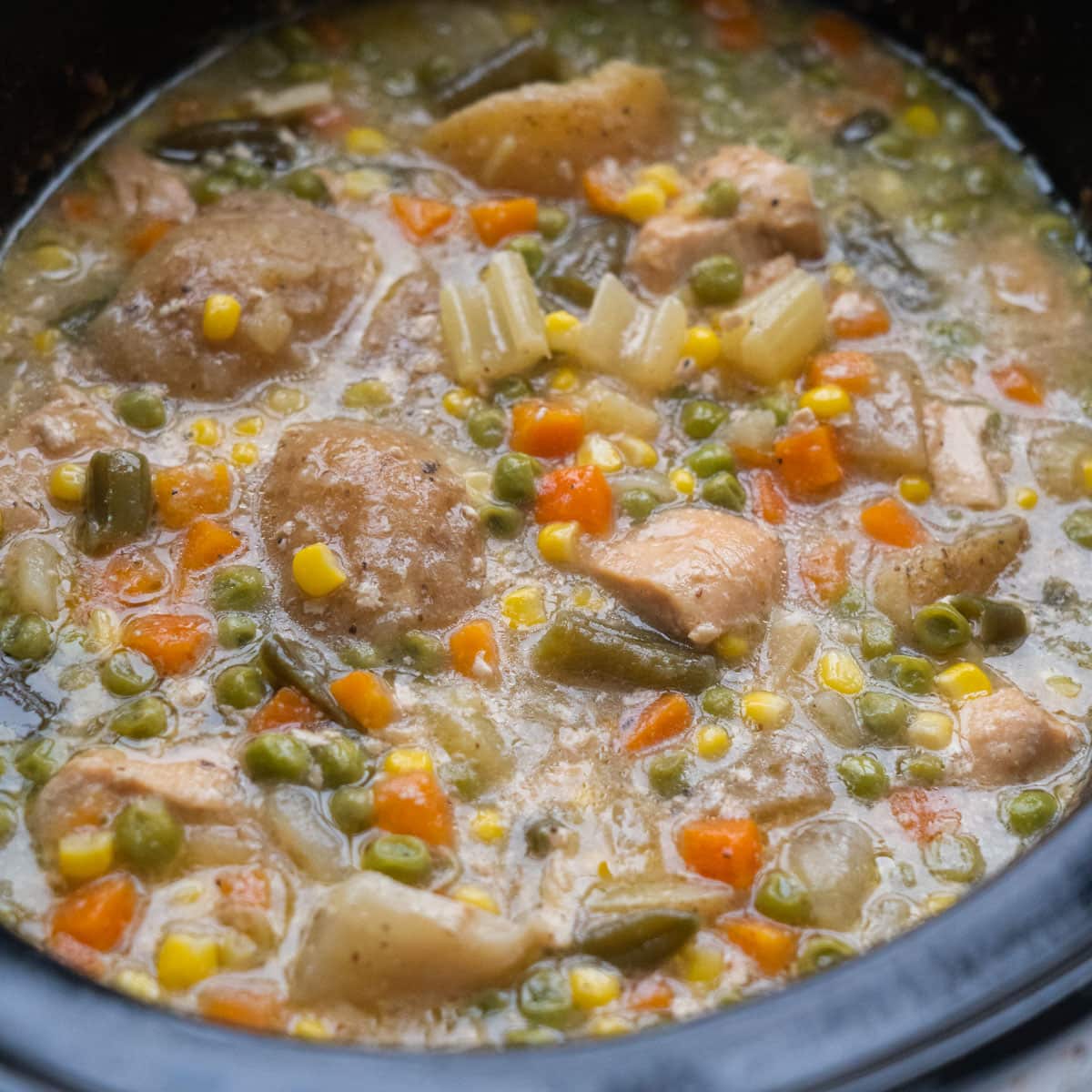 Crock Pot Chicken Pot Pie - Brooklyn Farm Girl