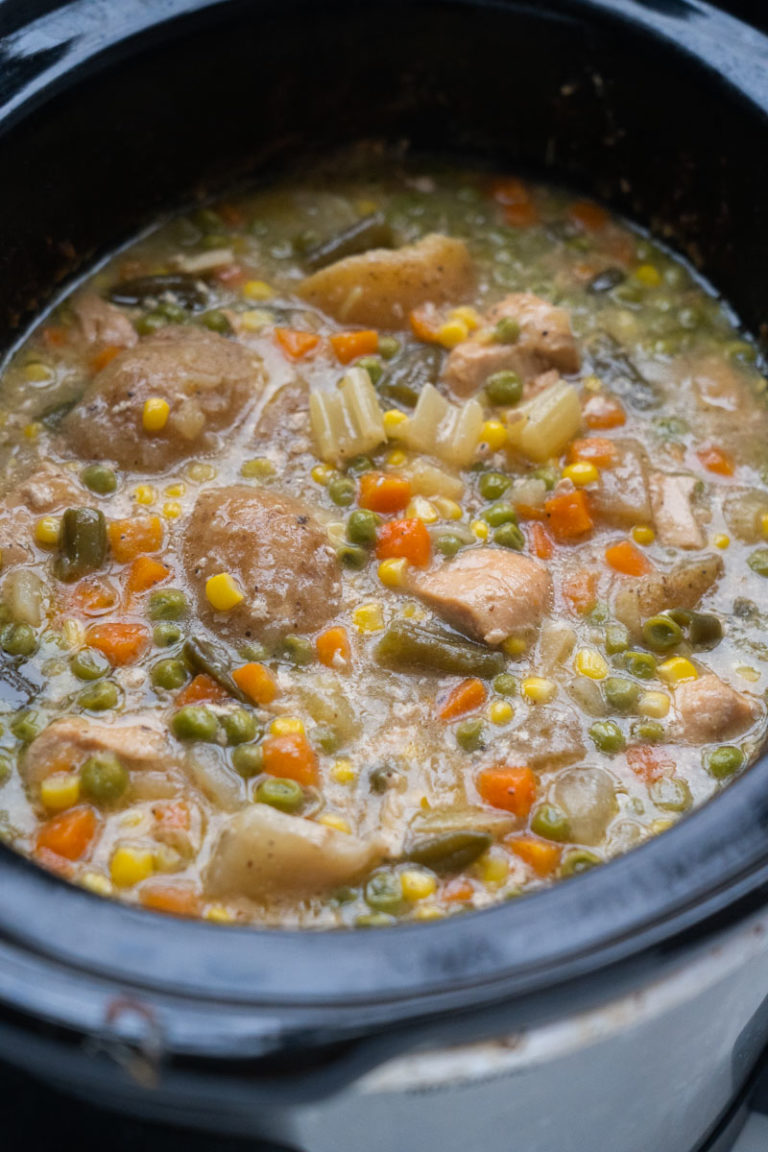 Crock Pot Chicken Pot Pie Brooklyn Farm Girl