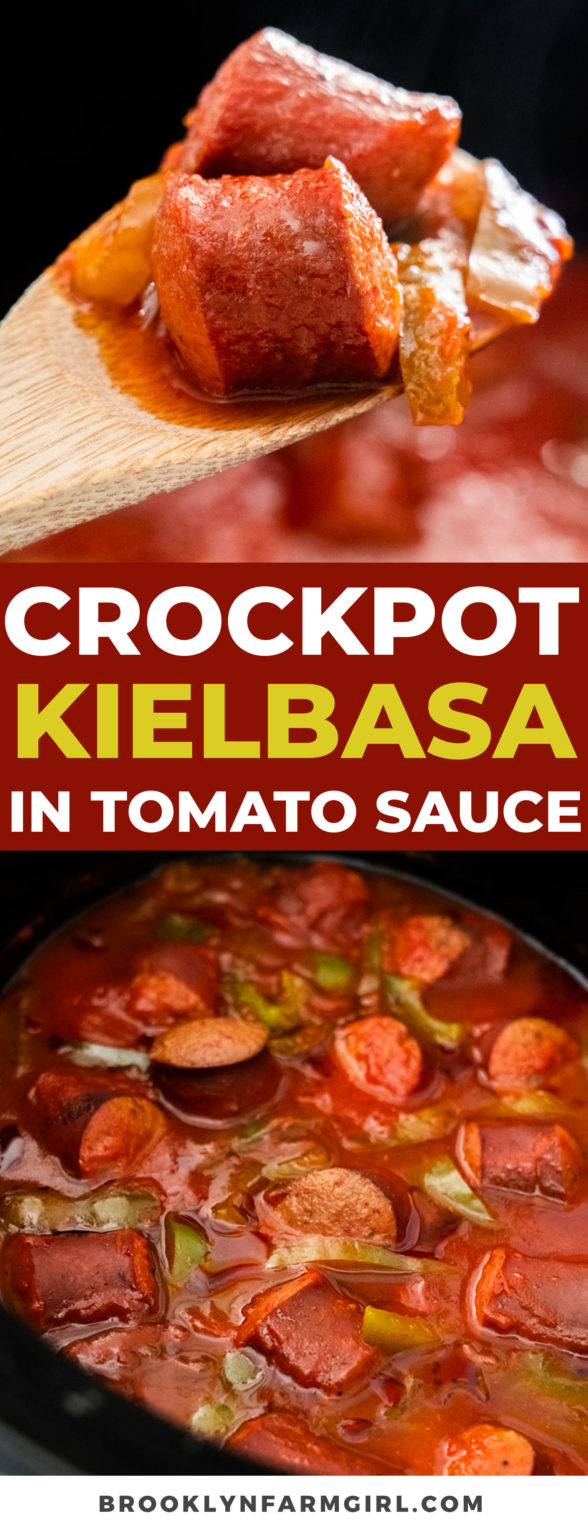 Crock Pot Kielbasa in Tomato Sauce Brooklyn Farm Girl