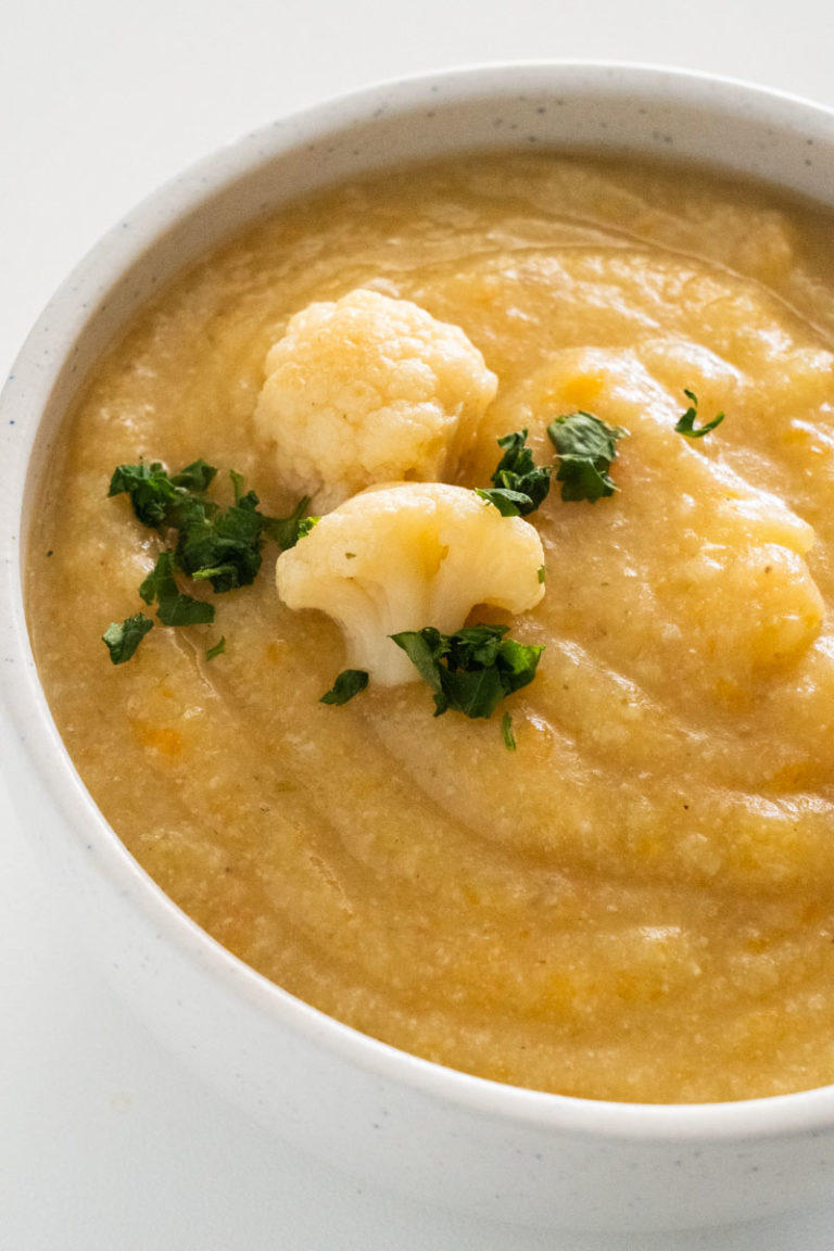 Crockpot Vegan Cauliflower Soup Brooklyn Farm Girl