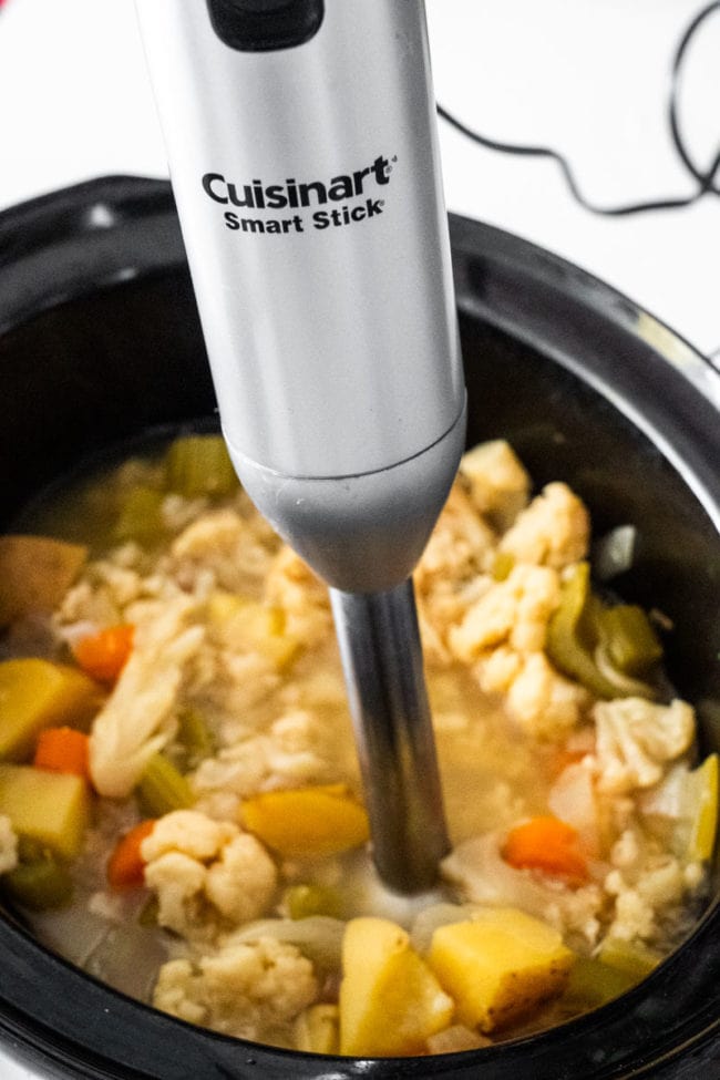 Crockpot Vegan Cauliflower Soup Brooklyn Farm Girl