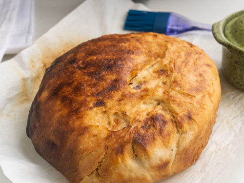 Crock Pot Sourdough Bread Recipe - The Happy Mustard Seed