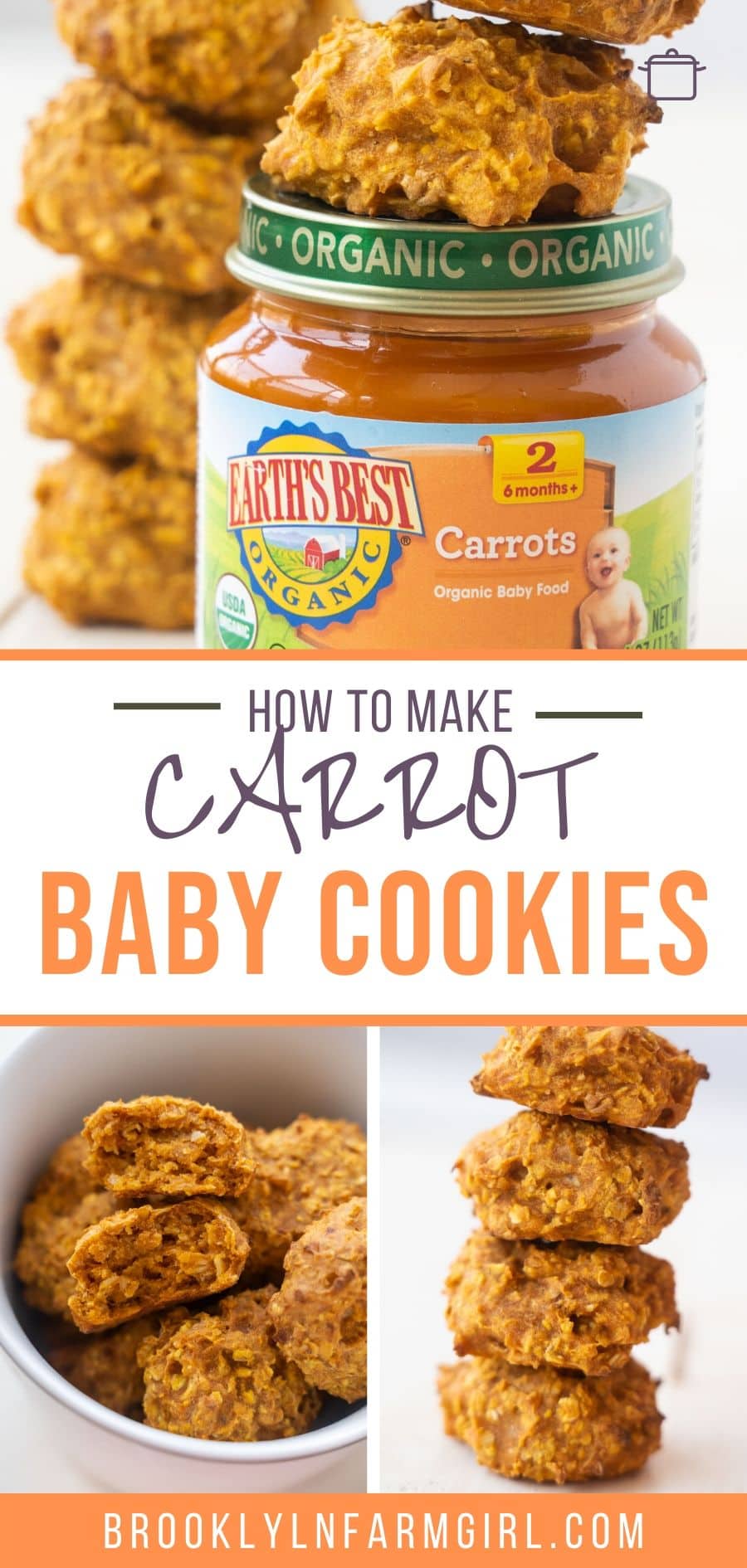 Carrot Baby Cookies Using Baby Food Brooklyn Farm Girl