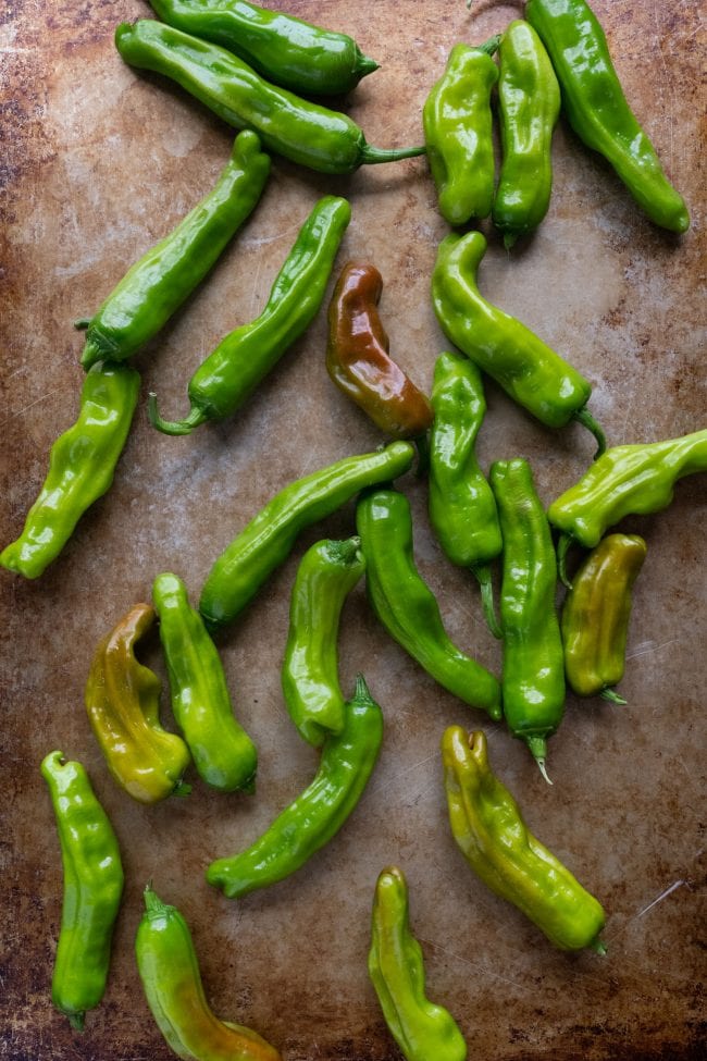 How to Roast Shishito Peppers in the Oven Brooklyn Farm Girl