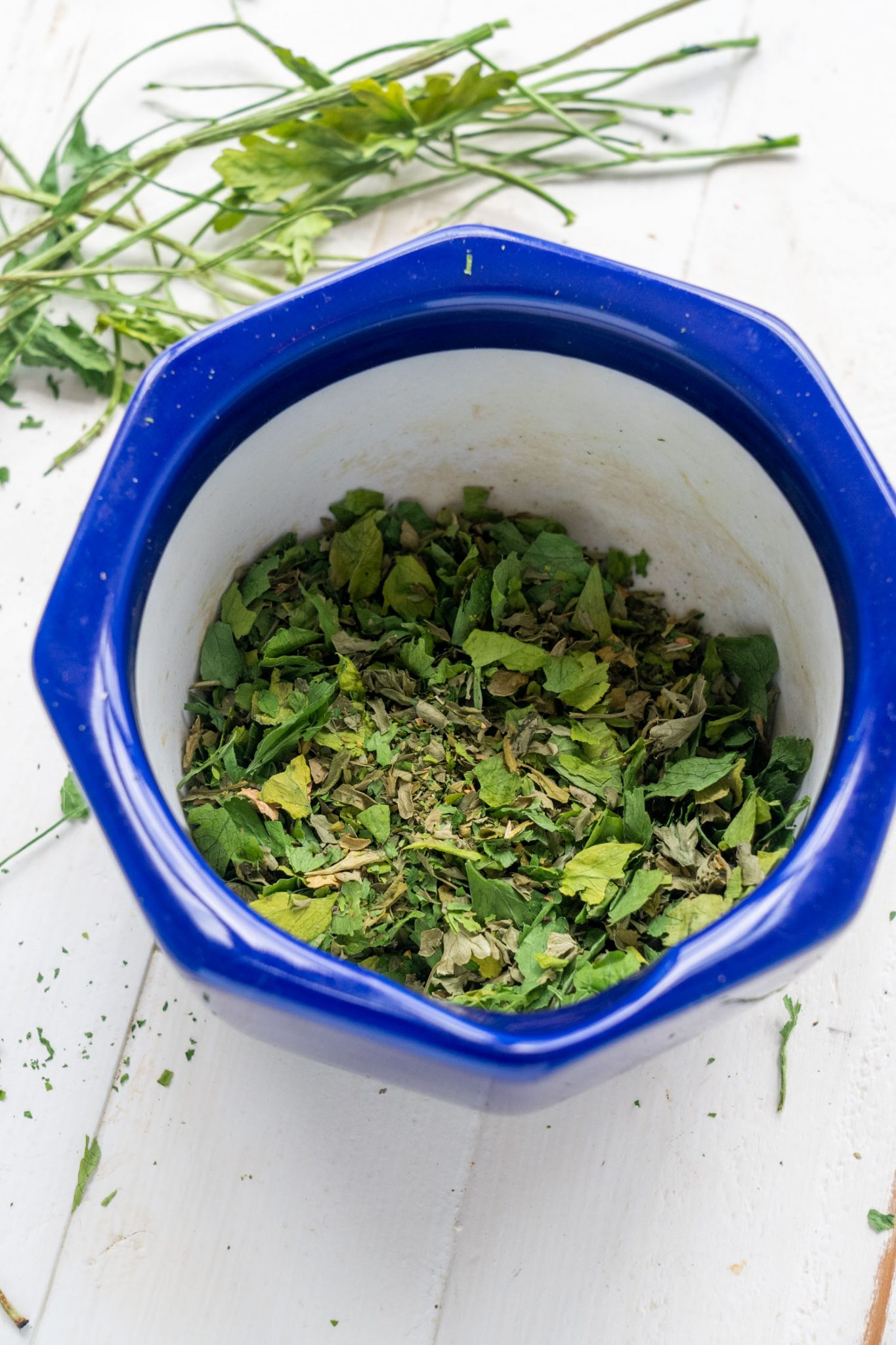 How to Dry Parsley In The Microwave Brooklyn Farm Girl