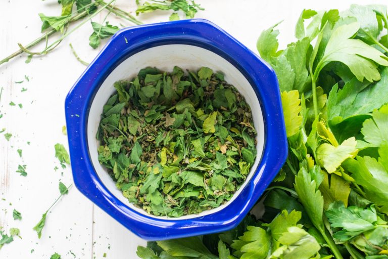 How to Dry Parsley in the Oven Brooklyn Farm Girl