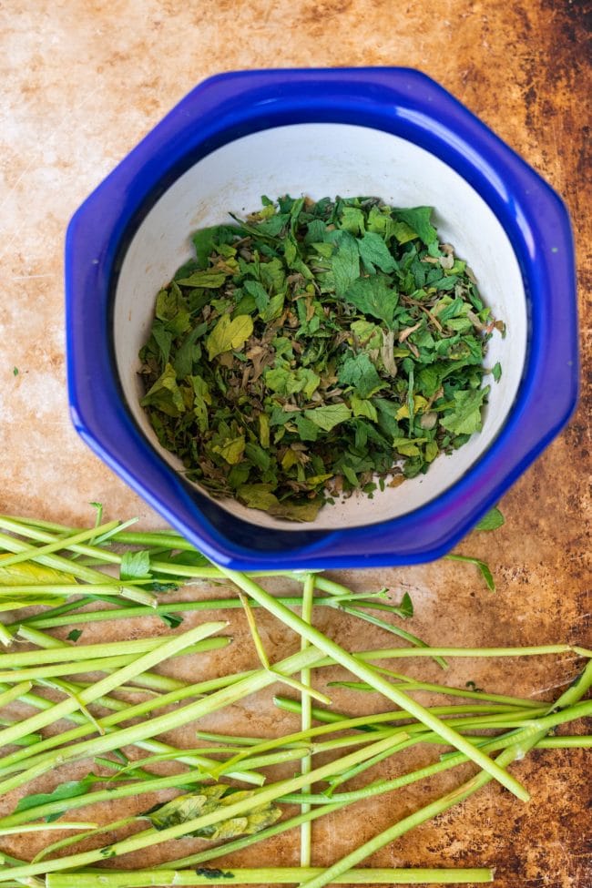 How to dry parsley in the oven brooklyn farm girl