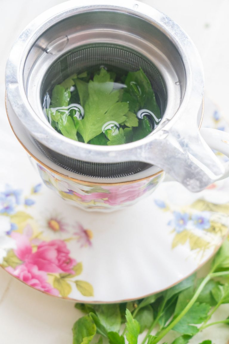 How to Make Parsley Tea (fresh or dried parsley) Brooklyn Farm Girl
