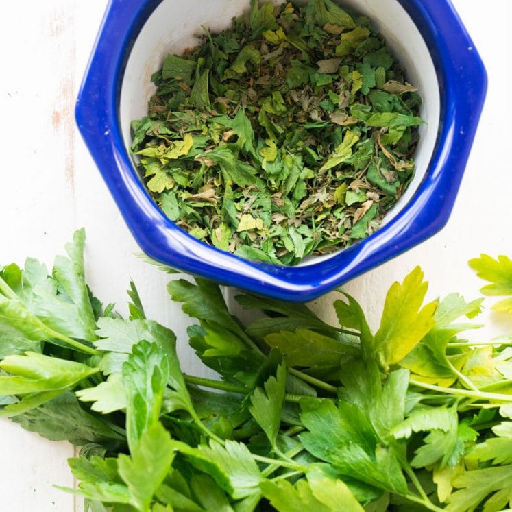 How to Dry Parsley in the Oven Brooklyn Farm Girl