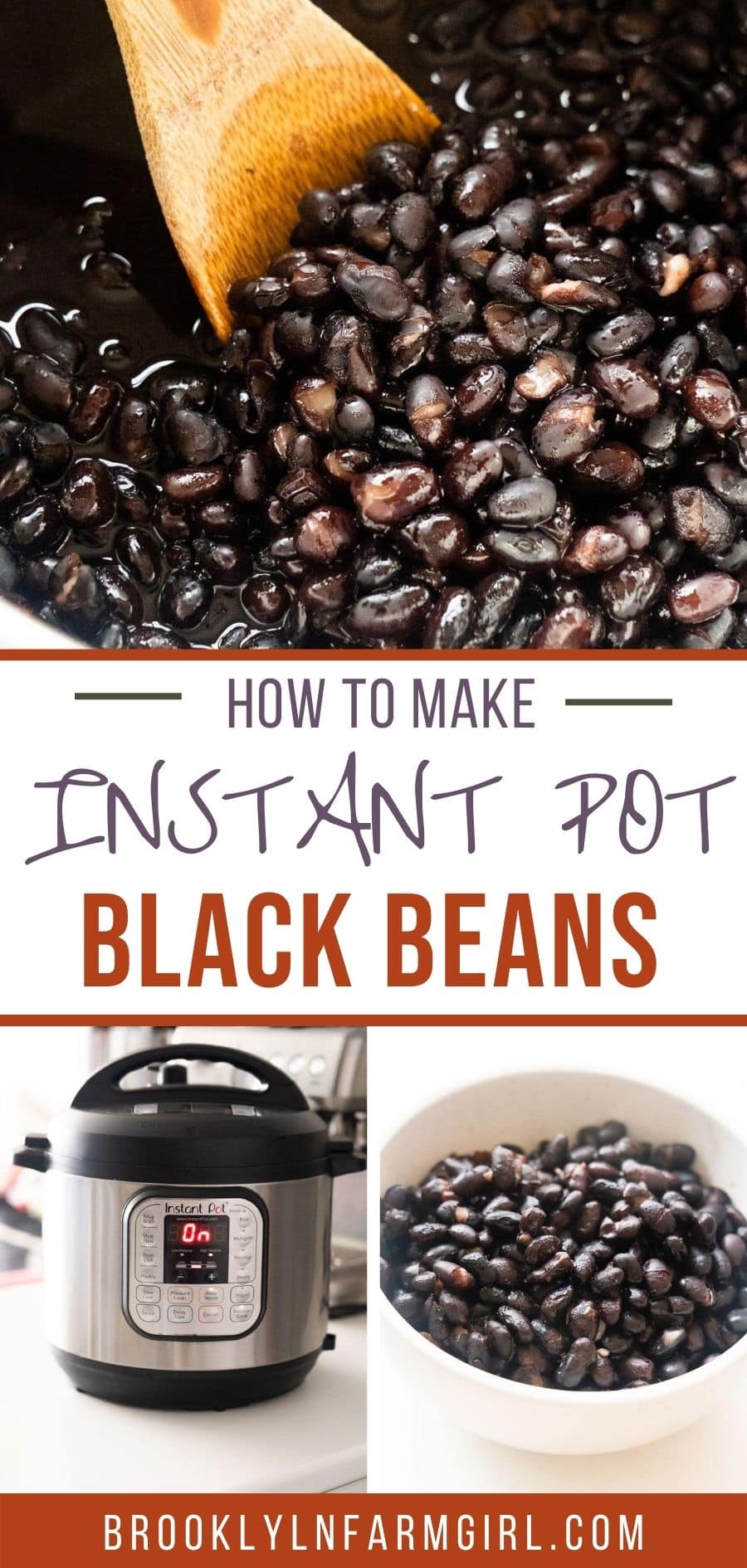 Instant Pot Black Beans (30 Minutes) Brooklyn Farm Girl