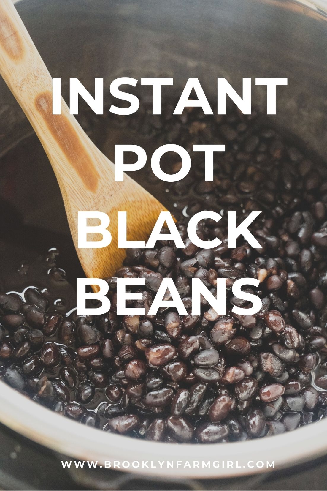 Instant Pot Black Beans (30 Minutes) Brooklyn Farm Girl