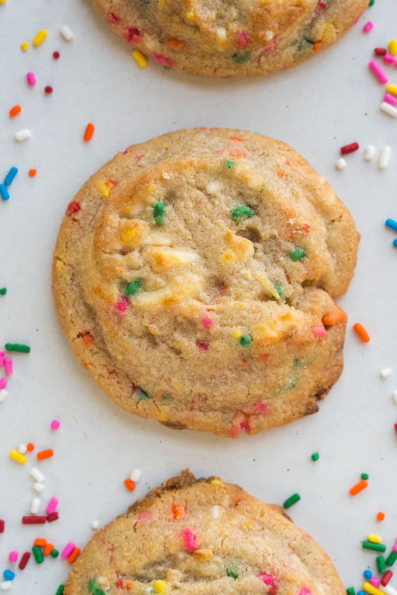 Chewy Confetti Cookies Brooklyn Farm Girl