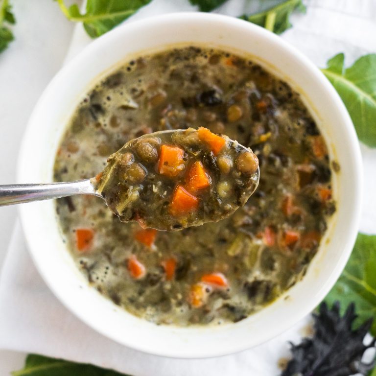 Lentil Kale Soup Brooklyn Farm Girl