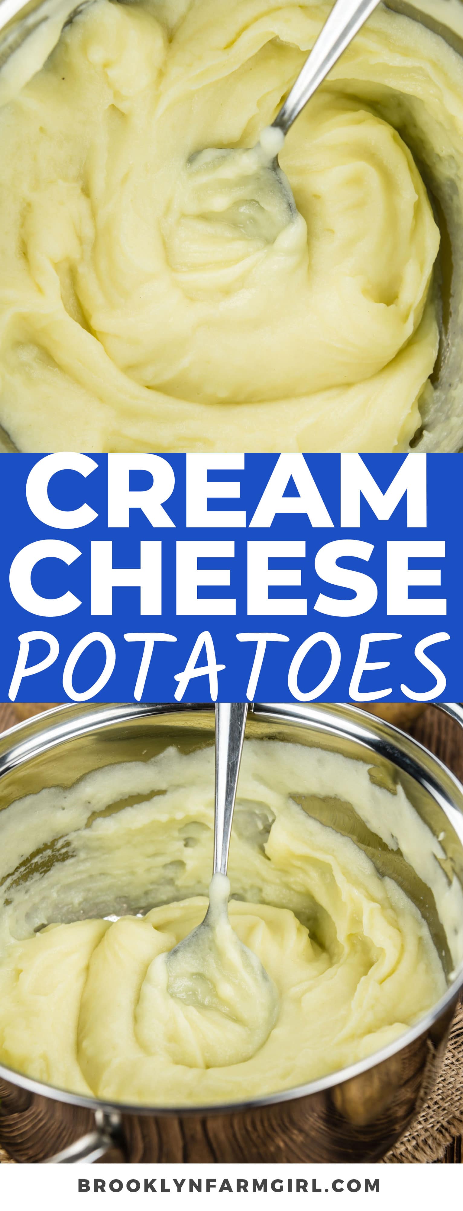 Cream Cheese Mashed Potatoes - Brooklyn Farm Girl