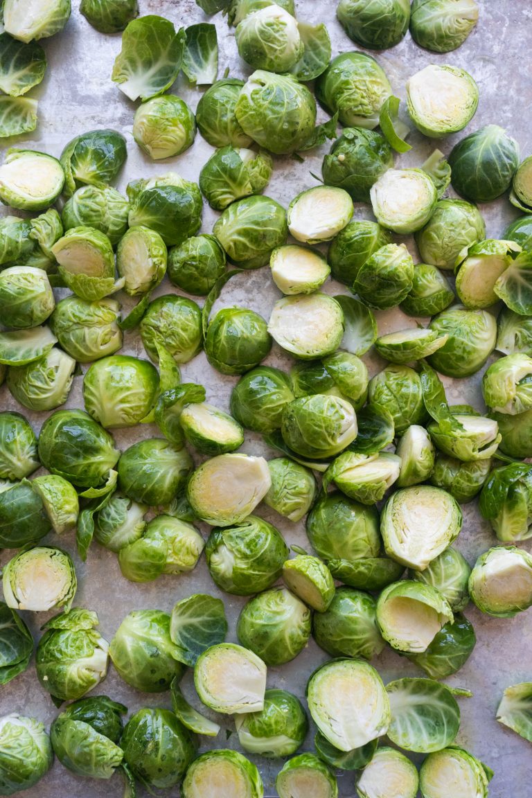 How to Cook Brussels Sprouts in the Oven (so crispy) Brooklyn Farm Girl