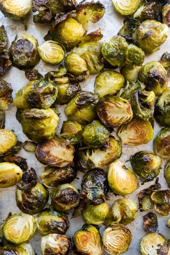 How to Cook Brussels Sprouts in the Oven (so crispy) Brooklyn Farm Girl