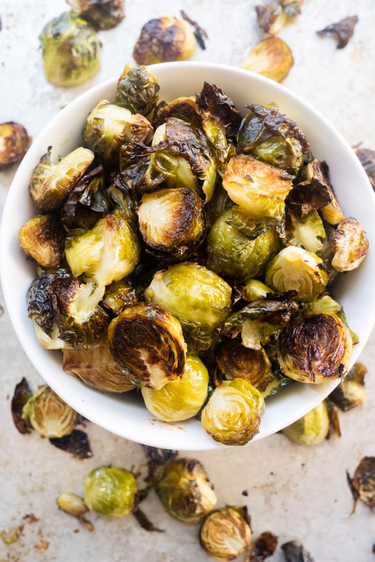 How to Cook Brussels Sprouts in the Oven (so crispy) Brooklyn Farm Girl