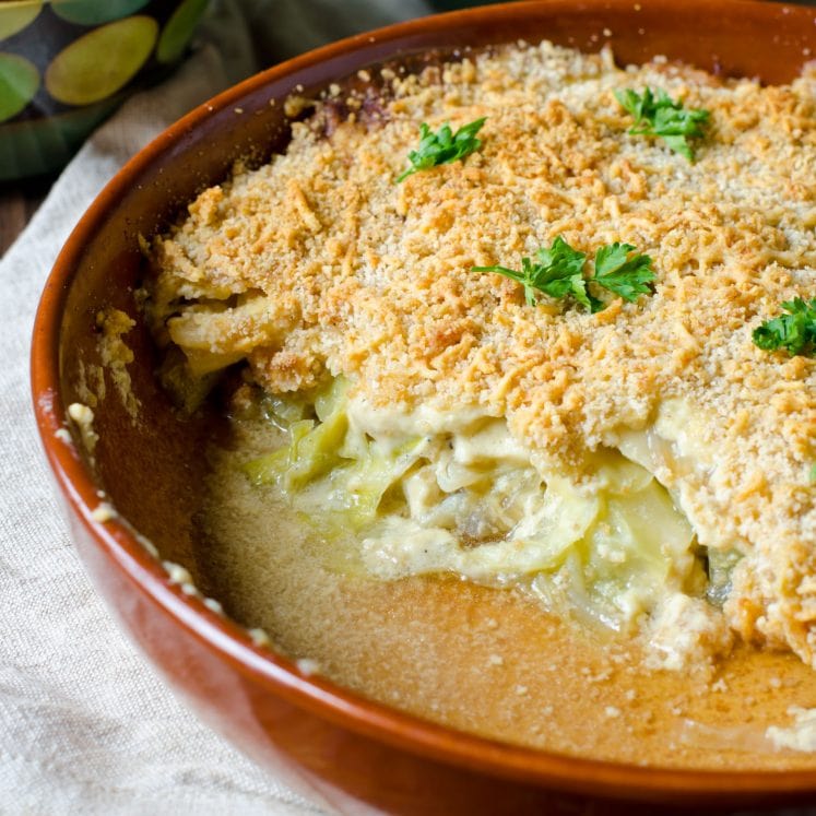 Creamy Cabbage Casserole - Brooklyn Farm Girl