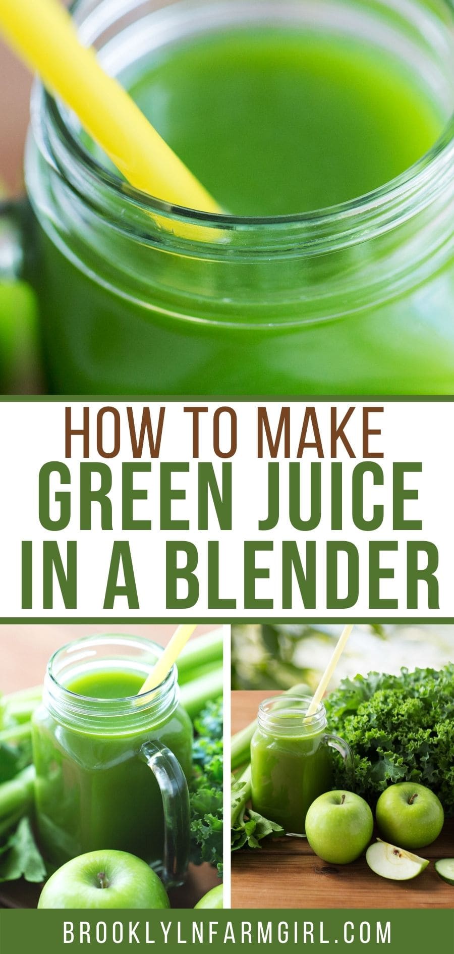 Greens Juice That Actually Tastes Good! Brooklyn Farm Girl