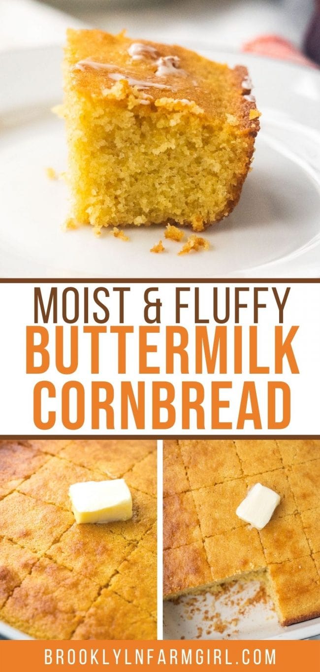 Moist Buttermilk Cornbread Brooklyn Farm Girl