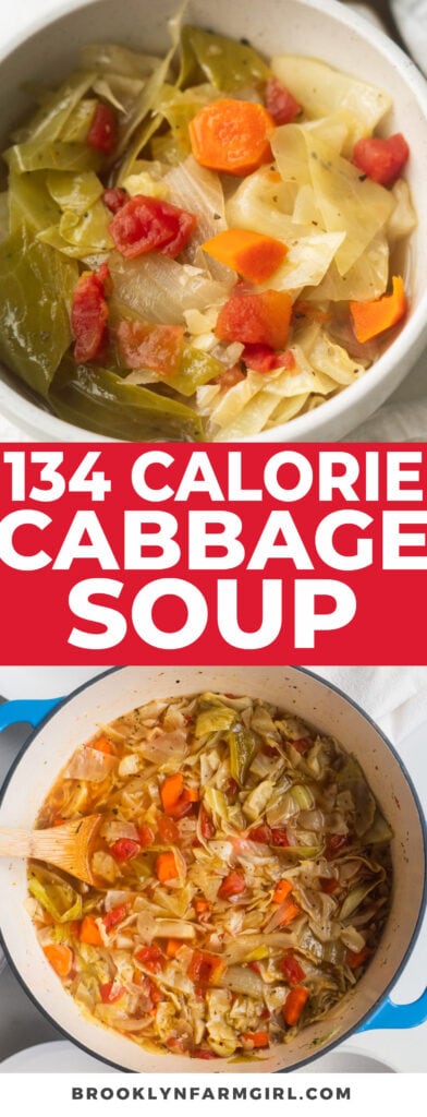 Cabbage Soup (Only 134 calories) - Brooklyn Farm Girl