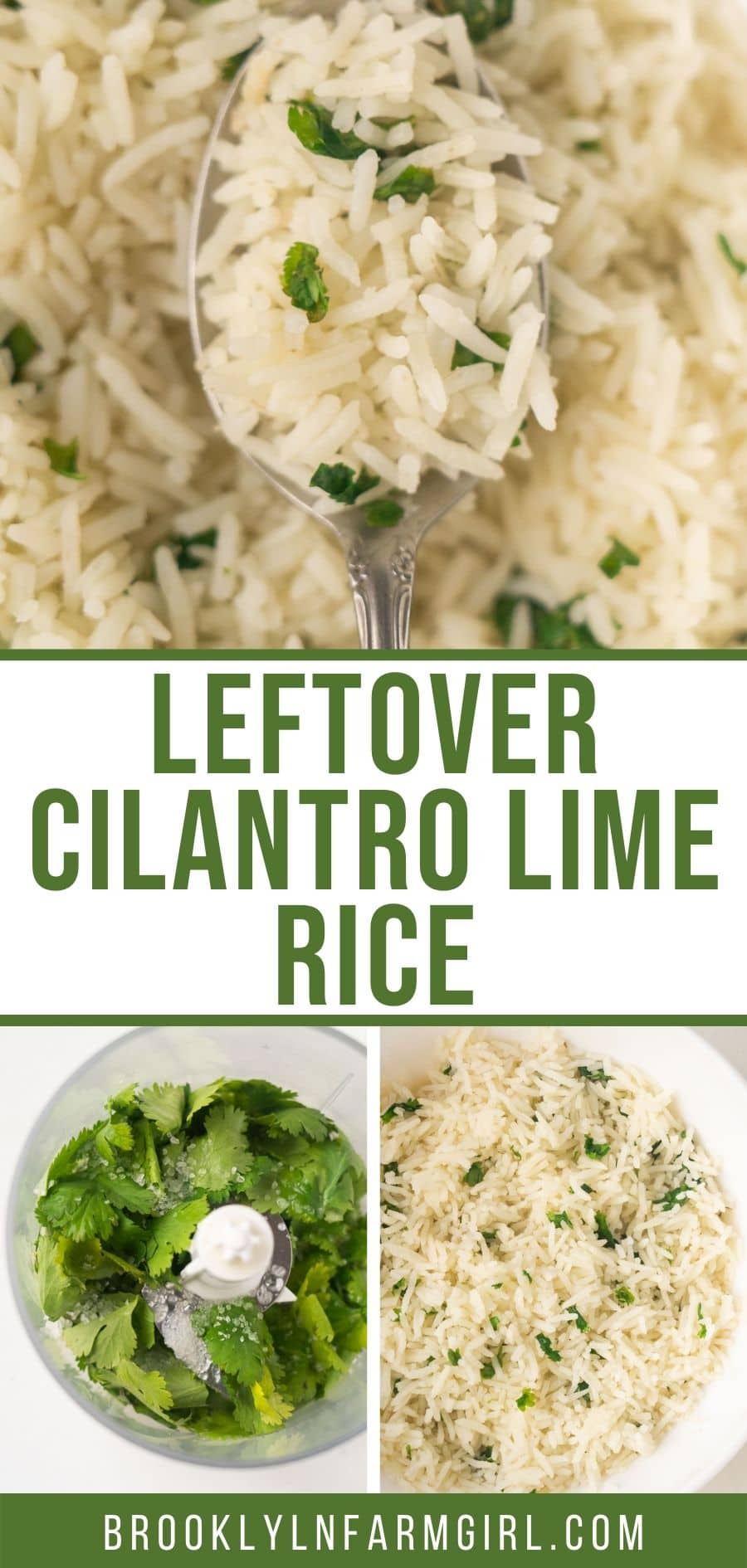 Leftover Cilantro Lime Rice Brooklyn Farm Girl