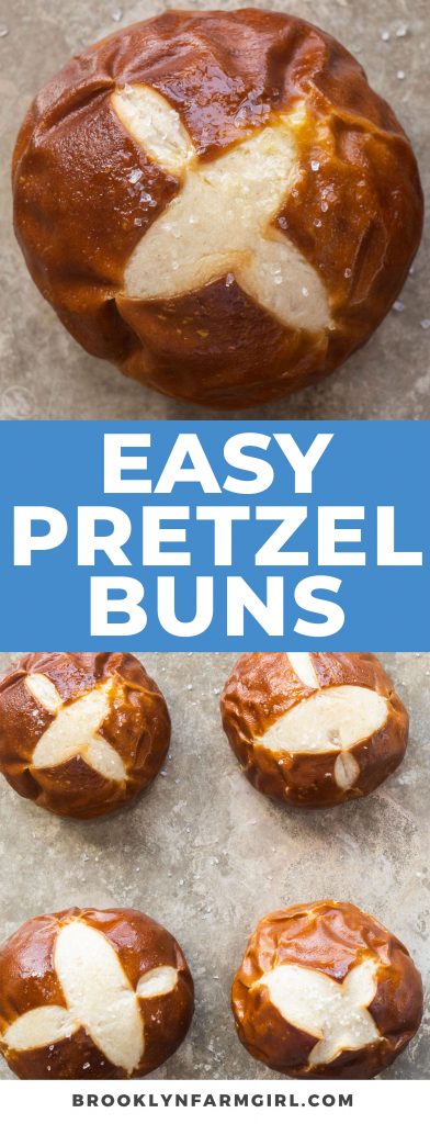 Super soft homemade pretzel rolls with buttery salty crust recipe.  Follow my easy step-by-step photos to make your own buns from scratch.