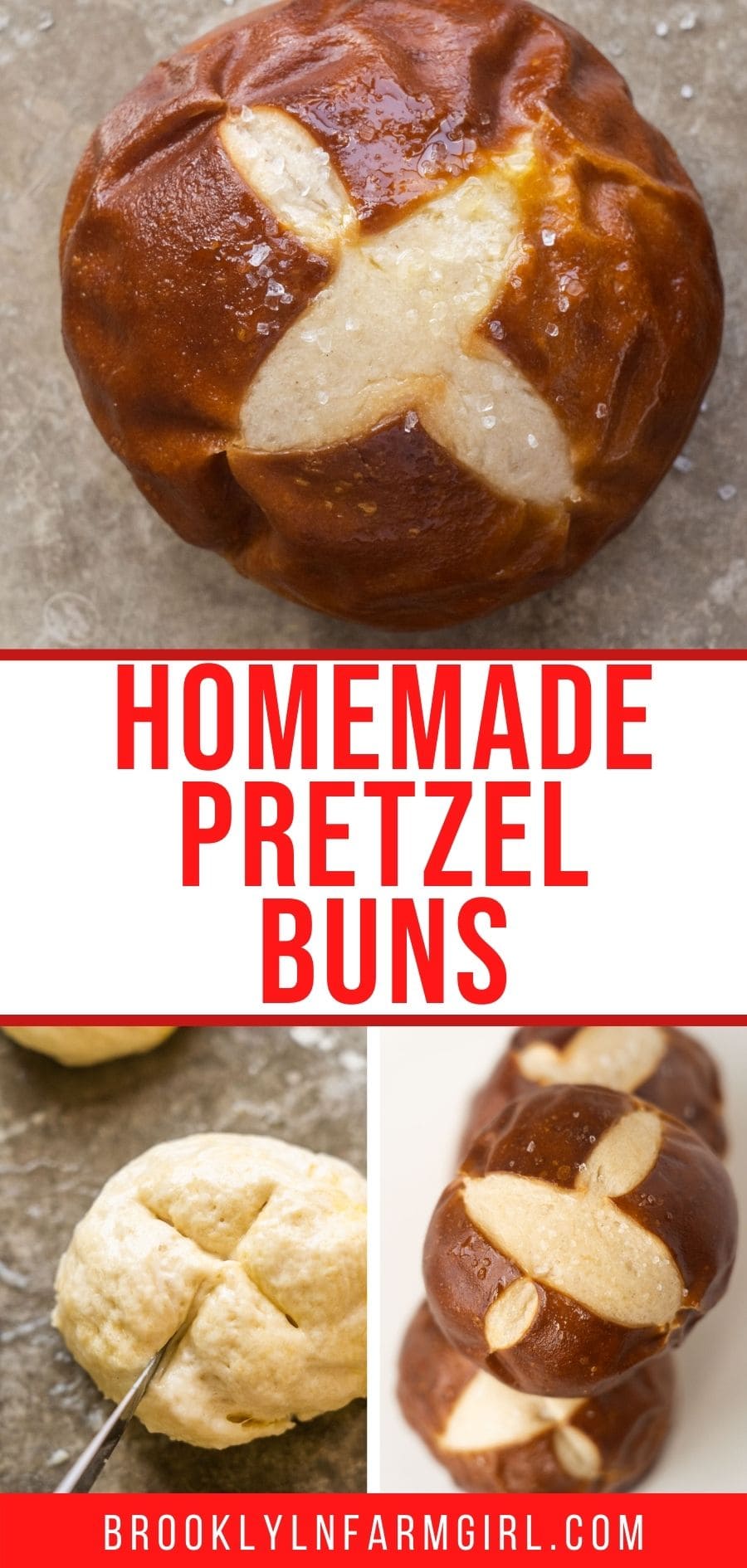 Homemade Pretzel Rolls Brooklyn Farm Girl